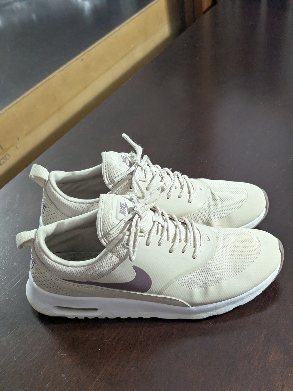 Nike Beige Light Tan Running Sneakers